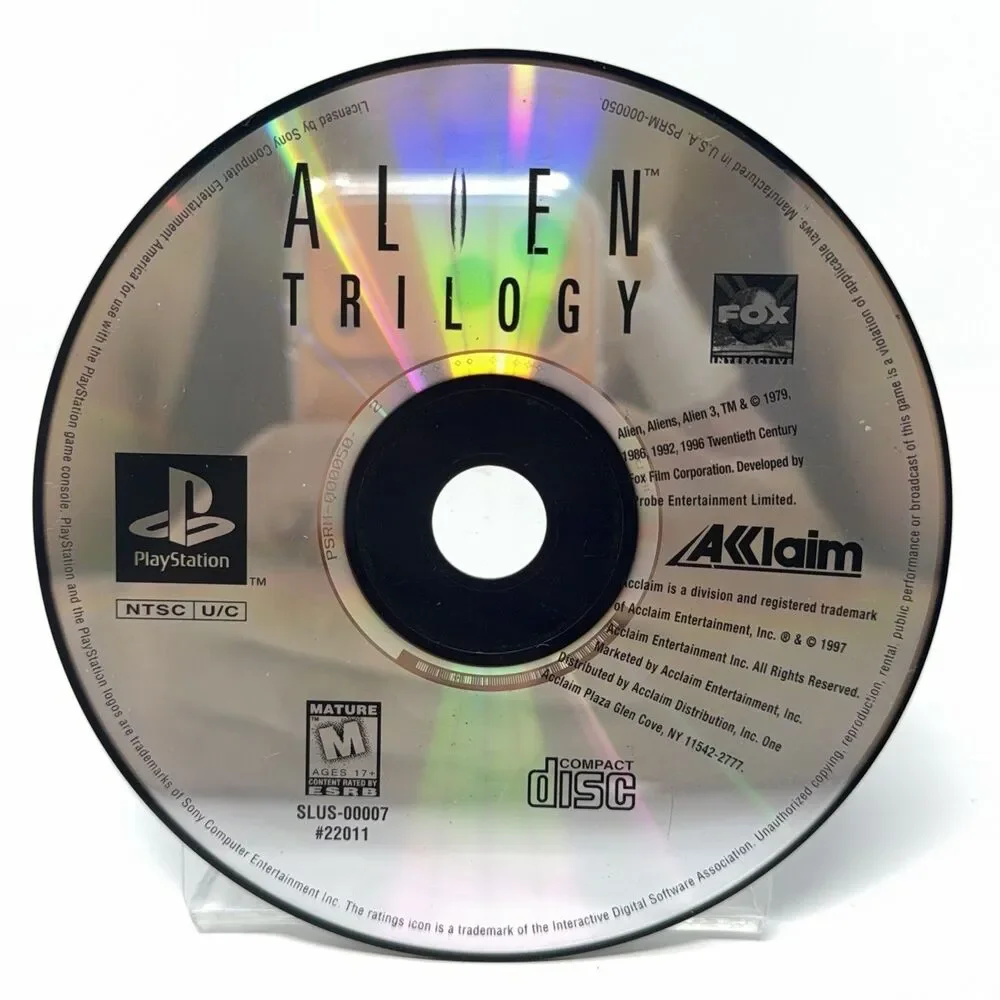 Alien Trilogy Sony PlayStation PS1 1997 Disc Only Refurbished Tested